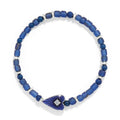 Brighton Love Messages B You Blue Stretch Bracelet