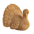 Brown Wicker Resin Turkey