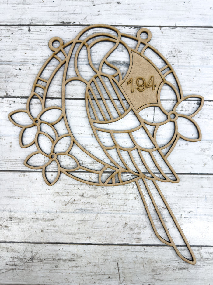 BULK Style 194 Parrot Laser Cut Outline Frame Blank