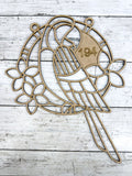 BULK Style 194 Parrot Laser Cut Outline Frame Blank