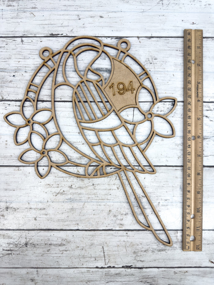 BULK Style 194 Parrot Laser Cut Outline Frame Blank