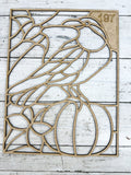 BULK Style 197 Crow Bat Pumpkin Laser Cut Outline Frame Blank