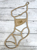 BULK Style 198 Stocking Laser Cut Outline Frame Blank
