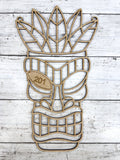 BULK Style 201 Tiki Mask Laser Cut Outline Frame Blank
