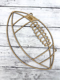 BULK Style 229 Football Laser Cut Outline Frame Blank