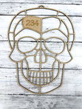 BULK Style 234 Skull Laser Cut Outline Frame Blank
