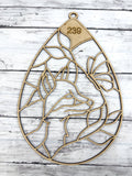 BULK Style 239 Teardrop Fox Butterfly Laser Cut Outline Frame Blank