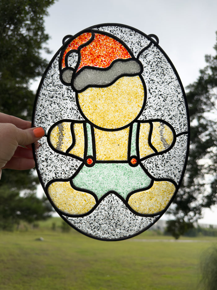 BULK Style 241 Oval Gingerbread Man Laser Cut Outline Frame Blank