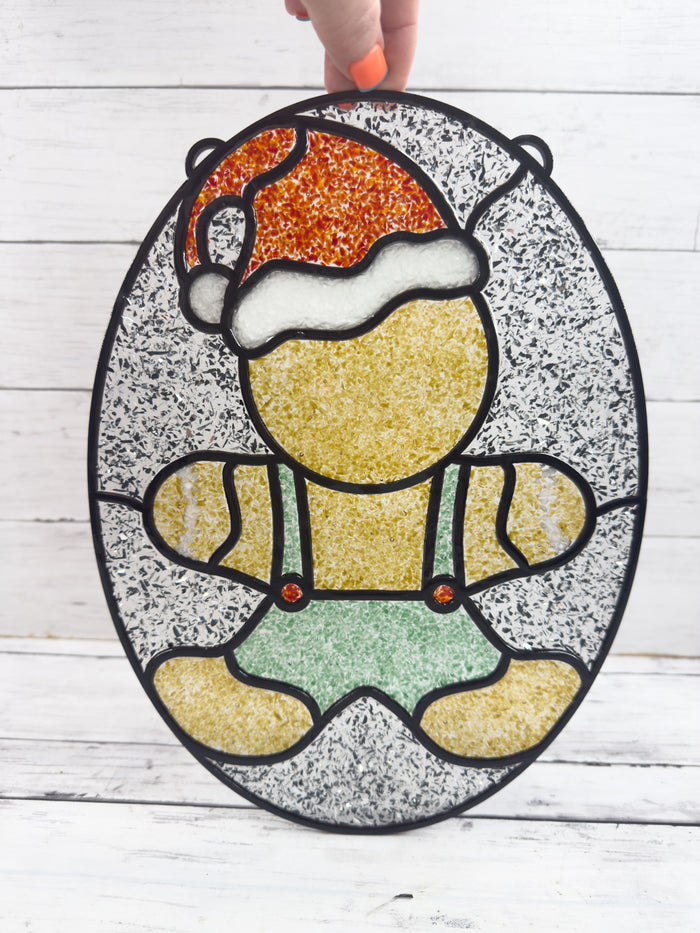 BULK Style 241 Oval Gingerbread Man Laser Cut Outline Frame Blank