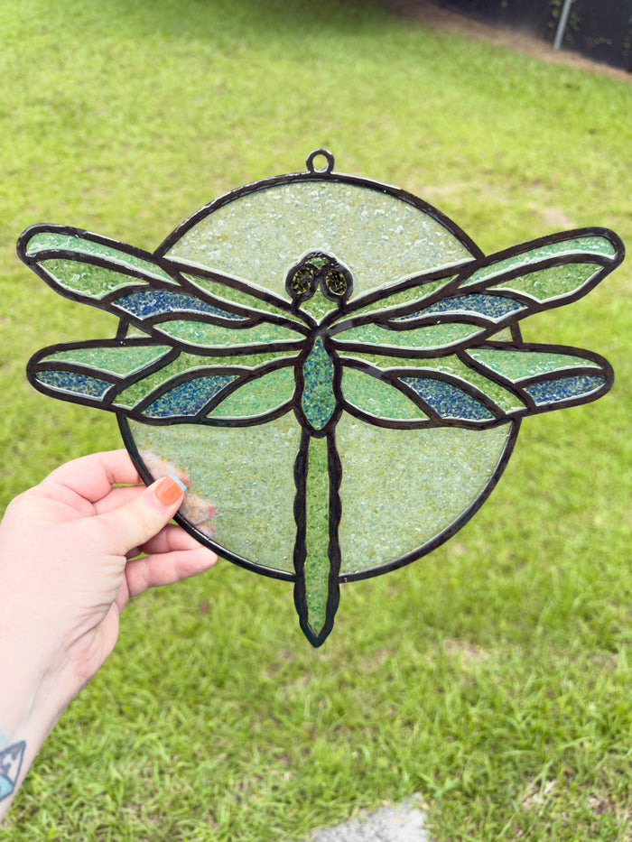 BULK Style 250 Round Dragonfly Laser Cut Outline Frame Blank