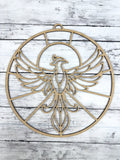 BULK Style 252 Round Phoenix Laser Cut Outline Frame Blank