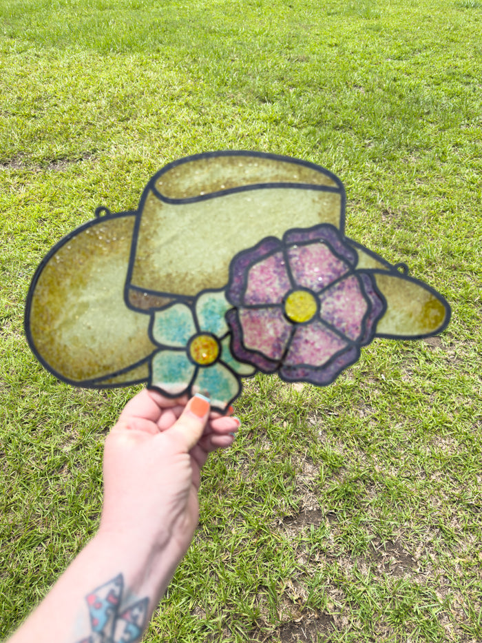 BULK Style 256 Cowgirl Hat Laser Cut Outline Frame Blank