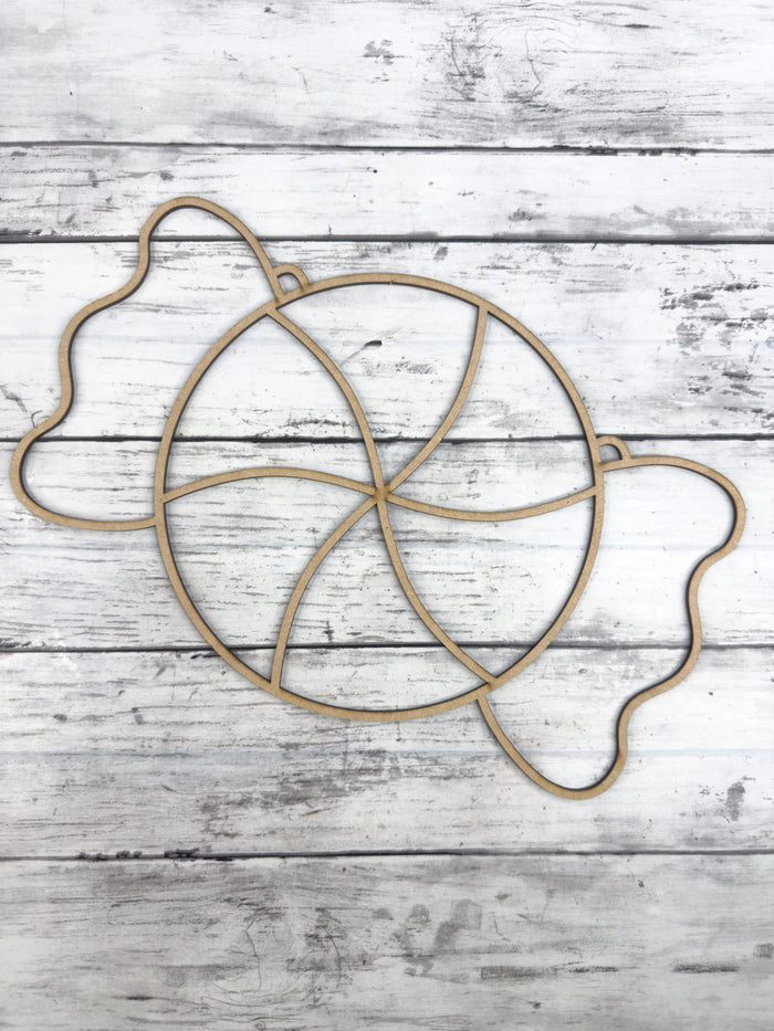 BULK Style 257 Peppermint Laser Cut Outline Frame Blank