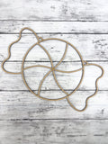 BULK Style 257 Peppermint Laser Cut Outline Frame Blank