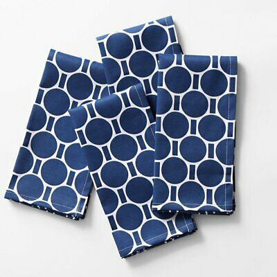 C. Wonder Boardwalk Dot Navy Napkins Set of 4