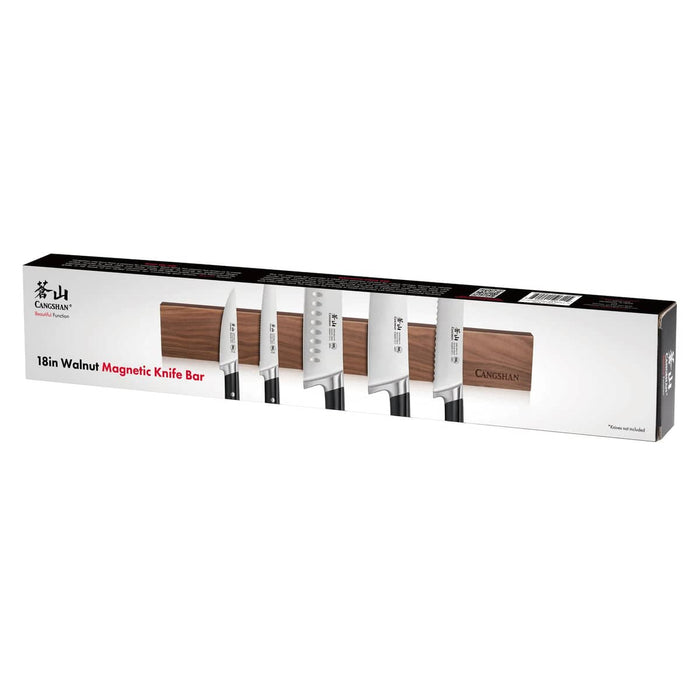 Cangshan, 18" Magnetic Knife Bar, Walnut 12048696