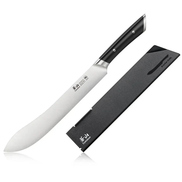 Cangshan Helena 10" Butcher Knife with Sheath Kitchen Knives 12048675