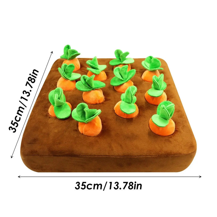 Carrot Garden Interactive Treat-Hiding Toy for Dogs