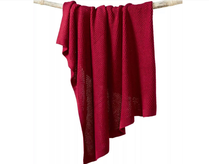 Charter Club Damask Designs Honeycomb Throw, 50”x 60”