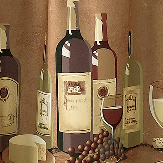 CHF Wines 36” Window Tier & Valance Set