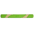 The Chuckit! Max Glow Ultra Fetch Stick by Chuckit! is a green and beige glow-in-the-dark fetch stick with a textured grip, beige diagonal stripes, and the Chuckit! logo embossed in the center—perfect for nighttime dog play.