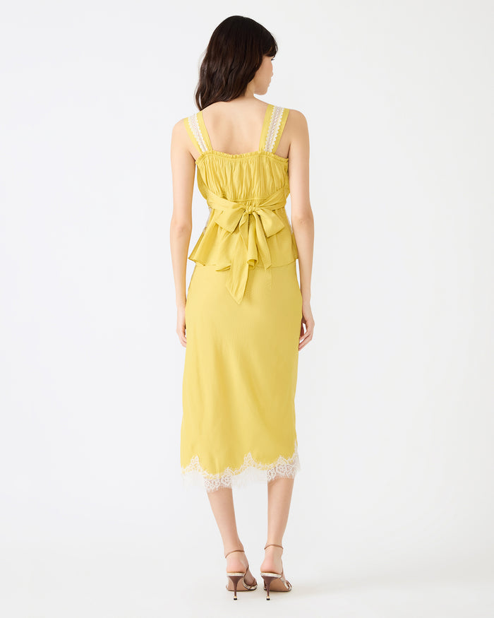 CINTHIA TOP GOLDEN LIME