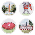 Collegiate Acrylic Coaster Set -Alabama