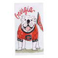 Collegiate Tea Towel -Georgia Mascot