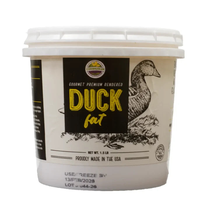 Cornhusker Kitchen Premium Rendered Duck Fat Tub, 1.5lb Cooking Oils 12037793
