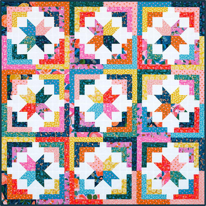 Cozy Cabin Quilt Pattern by Morgan McCollough of Modernly Morgan - MM-013
