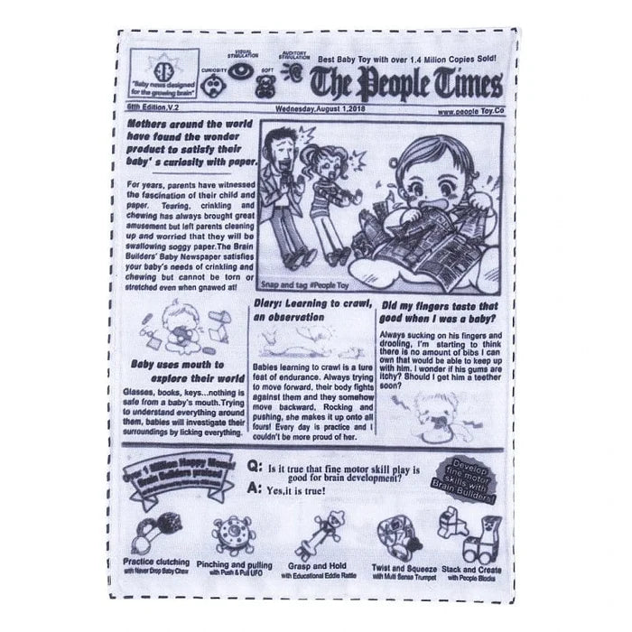 Crinkle Newspaper Dog Toy