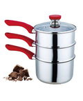 Culinary Edge 4PC Stainless Steel Double Boiler Set