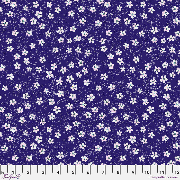 Dainty - Indigo || Next Door Garden by Victoria Findlay Wolfe for Freespirit Fabrics