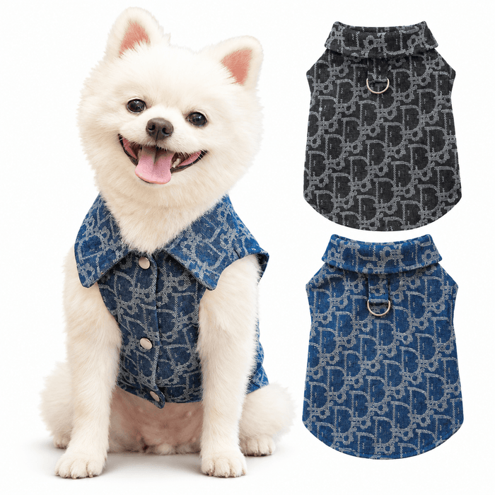 Denim-Style Vest for Dogs & Cats Fursera