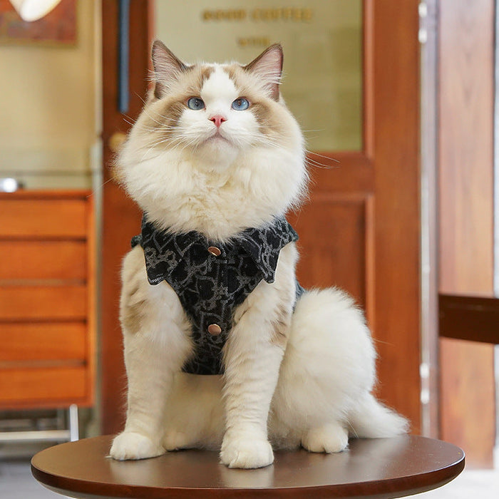 Denim-Style Vest for Dogs & Cats Fursera