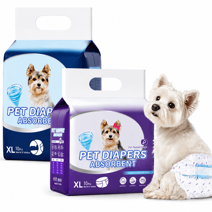 Disposable Dog Diapers for Male & Female Dogs 10 Pack Fursera