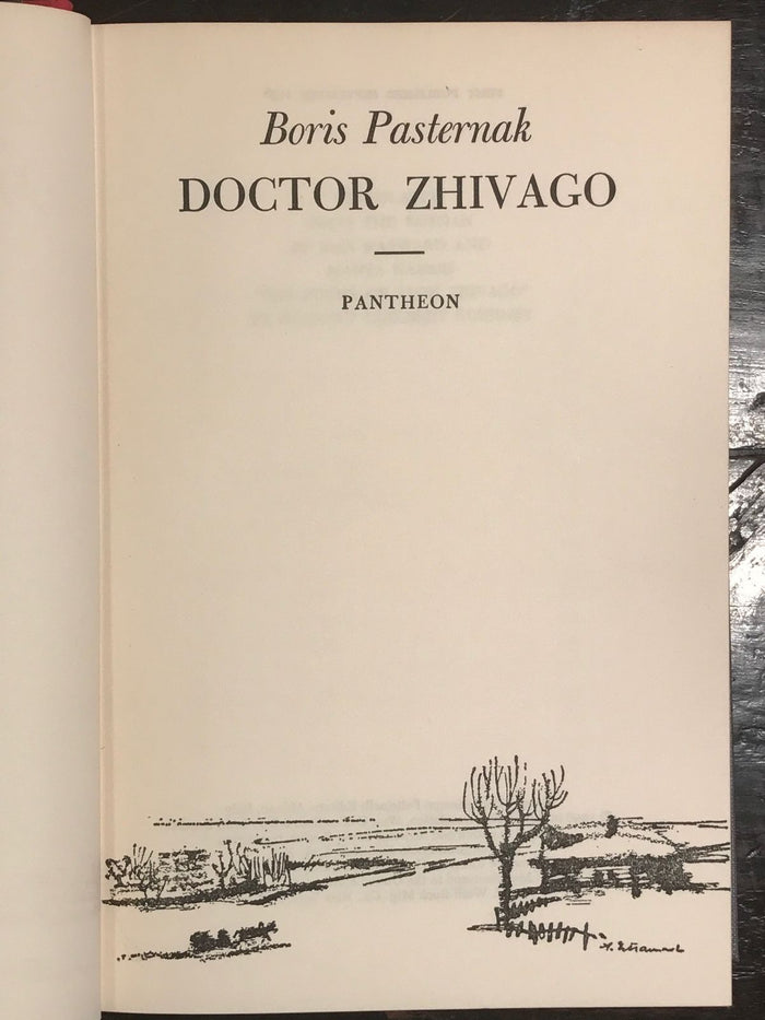 DOCTOR ZHIVAGO, Boris Pasternak ~ TRUE 1st / 1st, 1958 HC/DJ