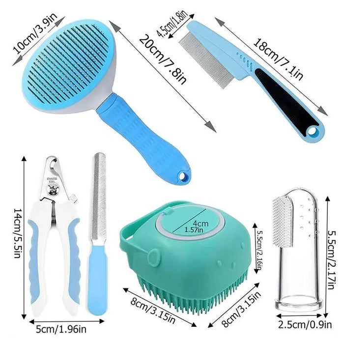 Dog & Cat Grooming Set – Complete Pet Care Kit