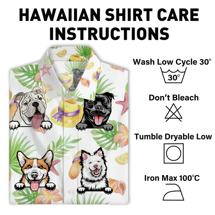Dog Lover Dog Pet Summer Hawaii Cool Customization - Summer Hawaiian shirt - Personality Customized Hawaiian shirt