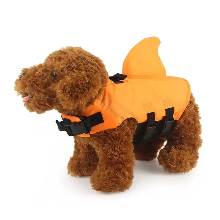 Pets Dog Swim Vest – Shark Life Jacket for Safe Swimming
