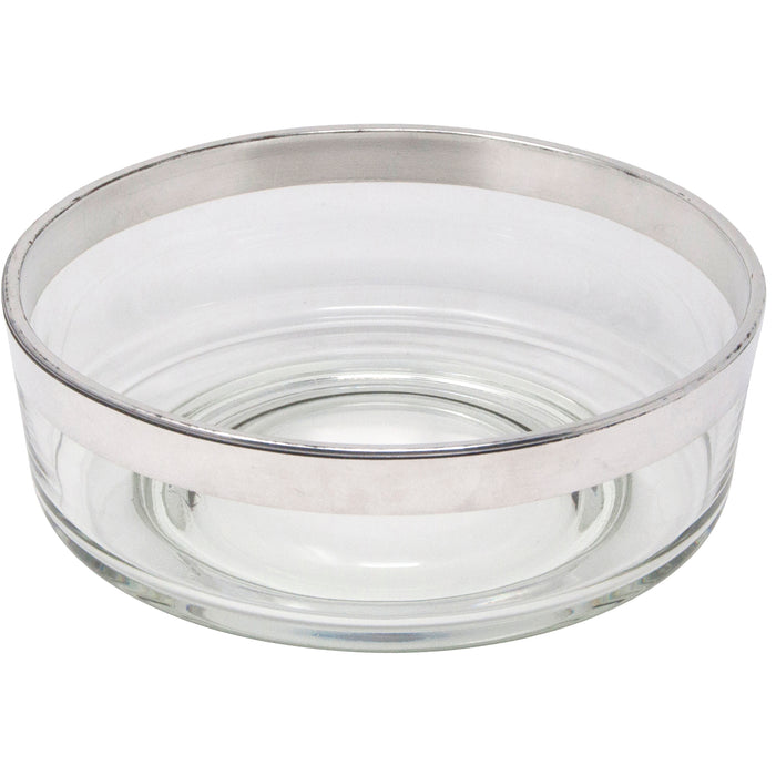 Vintage Dorothy Thorpe Sterling Band Bowl Top View | The Hour Shop
