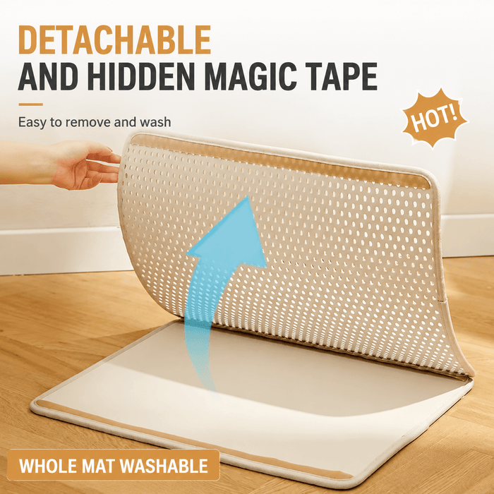 Double Layer Cat Litter Mat – Honeycomb Litter Trap Mat for Cleaner Floors Fursera
