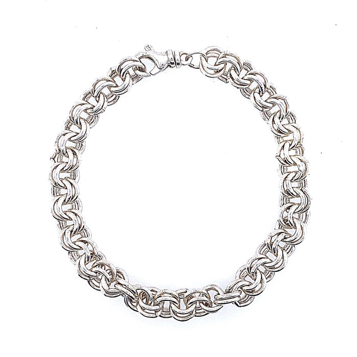 Double Link Charm Bracelet