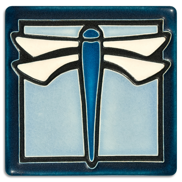 Dragonfly (Blue) – 4x4 art tile