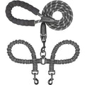 Dual Dog Leash – No-Tangle 360° Swivel Bungee Leash for Two Dogs