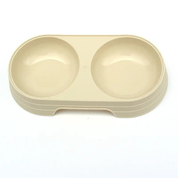 Dual Pet Bowl – Dog & Cat Food and Water Bowl Set