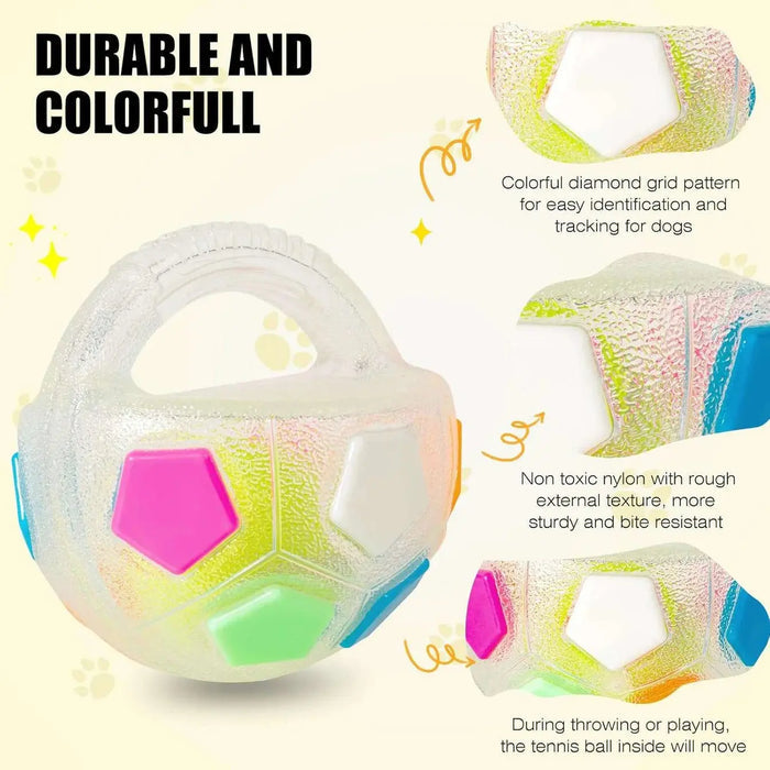 Durable Dog Toy Ball – Stress Relief Chew & Play Toy