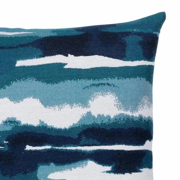 Elaine Smith Impression Deep Sea 22" Square Pillow Throw Pillows 12041439