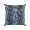 Elaine Smith Python Midnight 20" Square Pillow Throw Pillows 12030988
