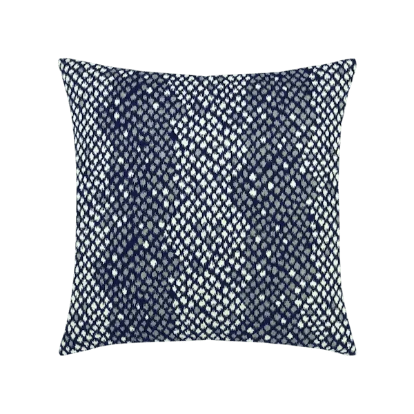 Elaine Smith Python Midnight 20" Square Pillow Throw Pillows 12030988